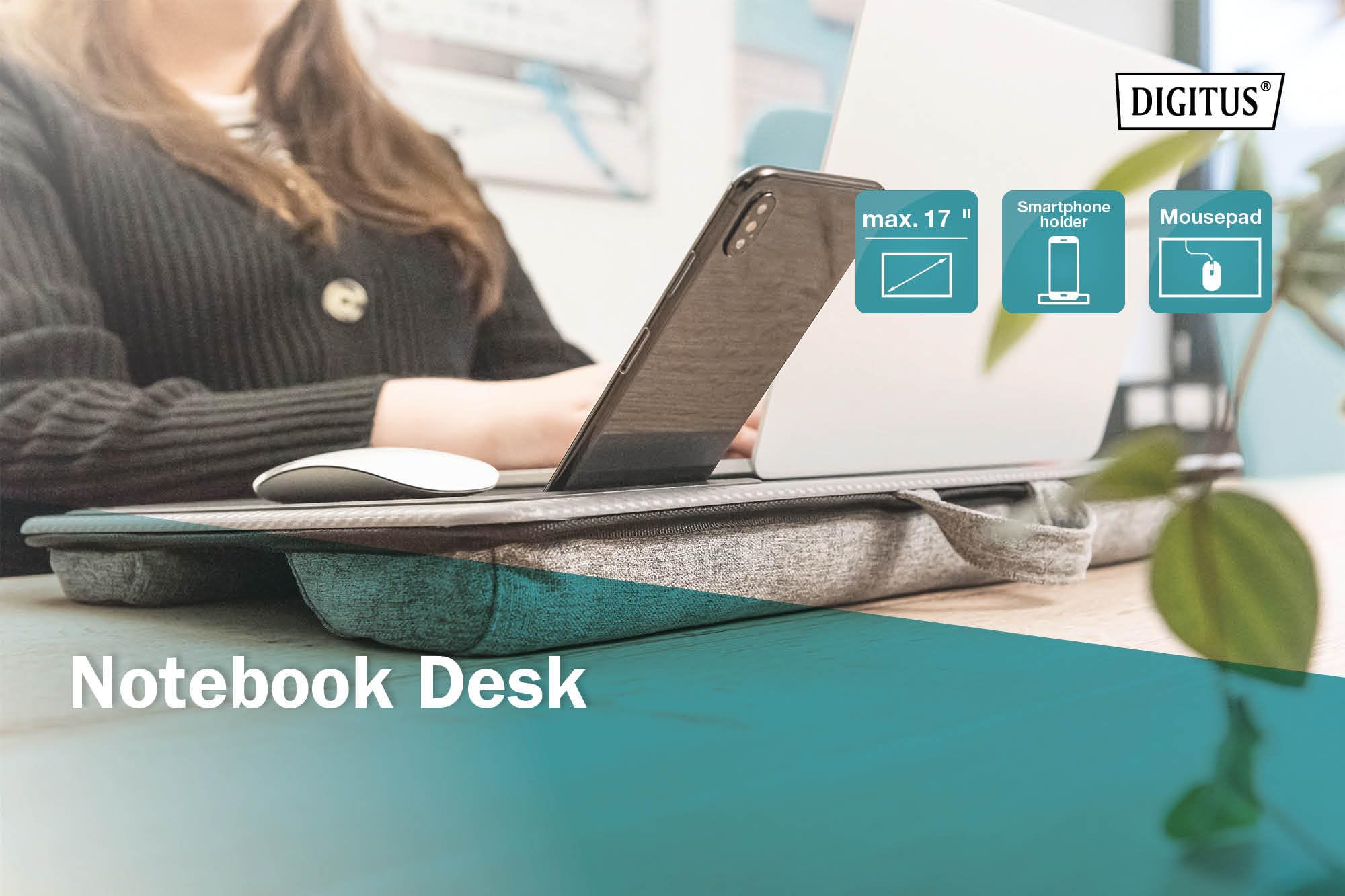 digitus-unique-notebook-kissen-mit-smartphone-halterung-f-r-17-zoll-laptops-grau image 5
