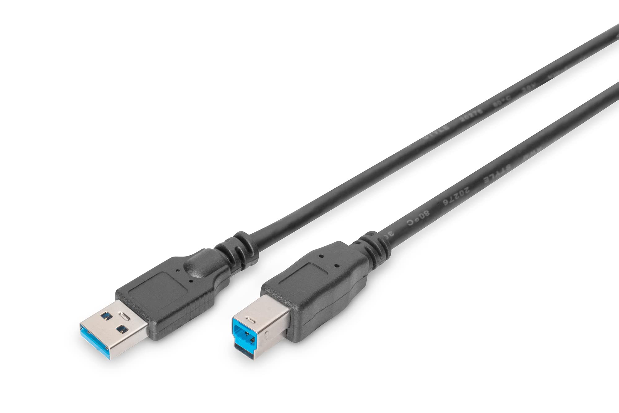 digitus-unique-usb-3-2-gen1-anschlusskabel-1-8-m-usb-a-zu-usb-b-polybag image 1