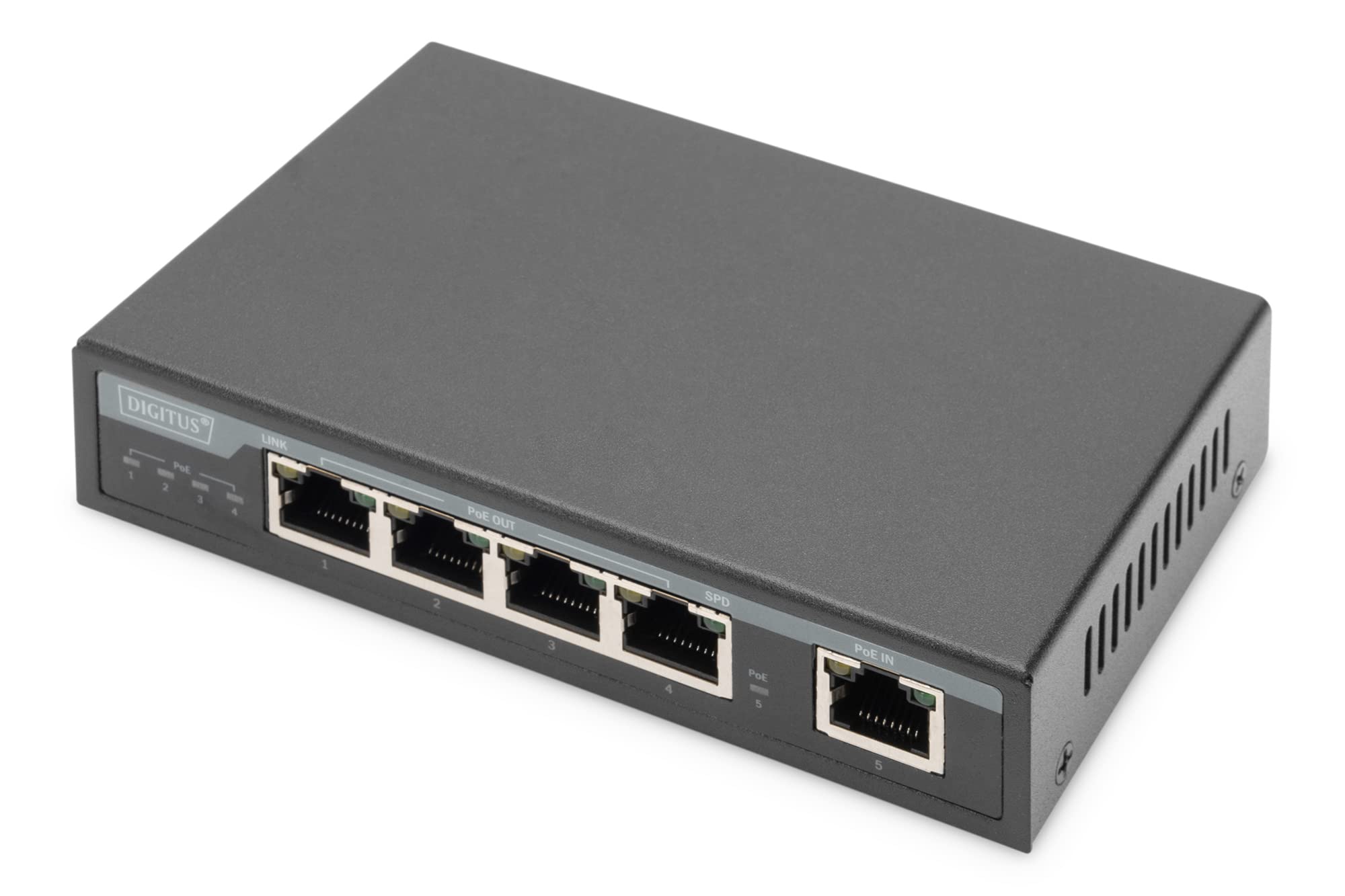 digitus-4-port-gigabit-poe-extender-60w-802-3at image 1