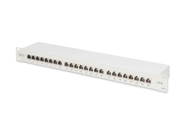 digitus-unique-patch-panel-24-port-cat-6a-1he-hellgrau-19-zoll image 1