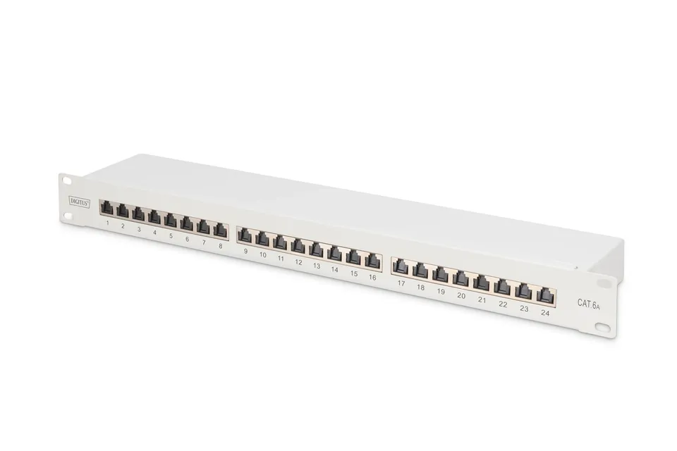 digitus-unique-patch-panel-24-port-cat-6a-1he-hellgrau-19-zoll image 1