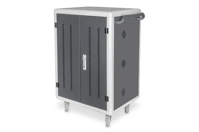 digitus-soho-ladeschrank-30-fach-bis-14-zoll-mit-usb-grau image 1
