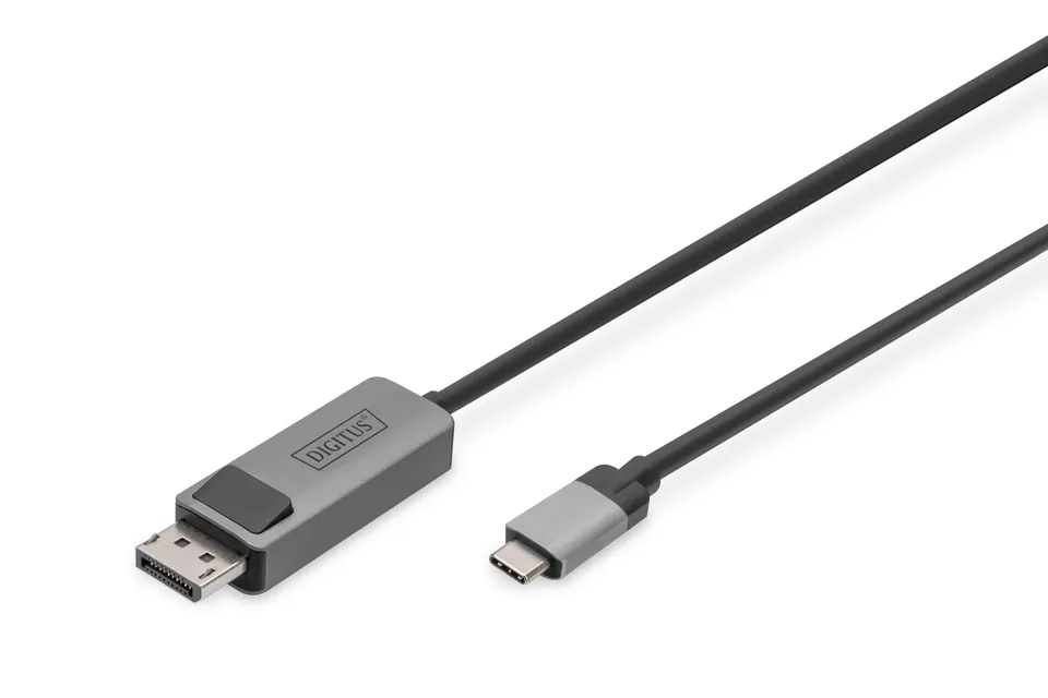 digitus-usb-c-zu-displayport-adapterkabel-1-m-8k-schwarz image 1