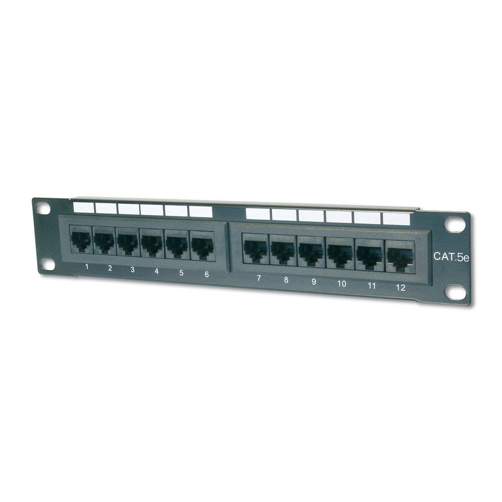 digitus-soho-cat5e-patchpanel-8-ports-rj45-10-zoll-1he-ungeschirmt-schwarz image 4