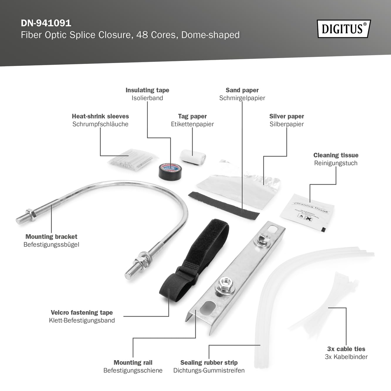 digitus-unique-lwl-splei-muffe-48-fasern-ip68-outdoor-schwarz image 4