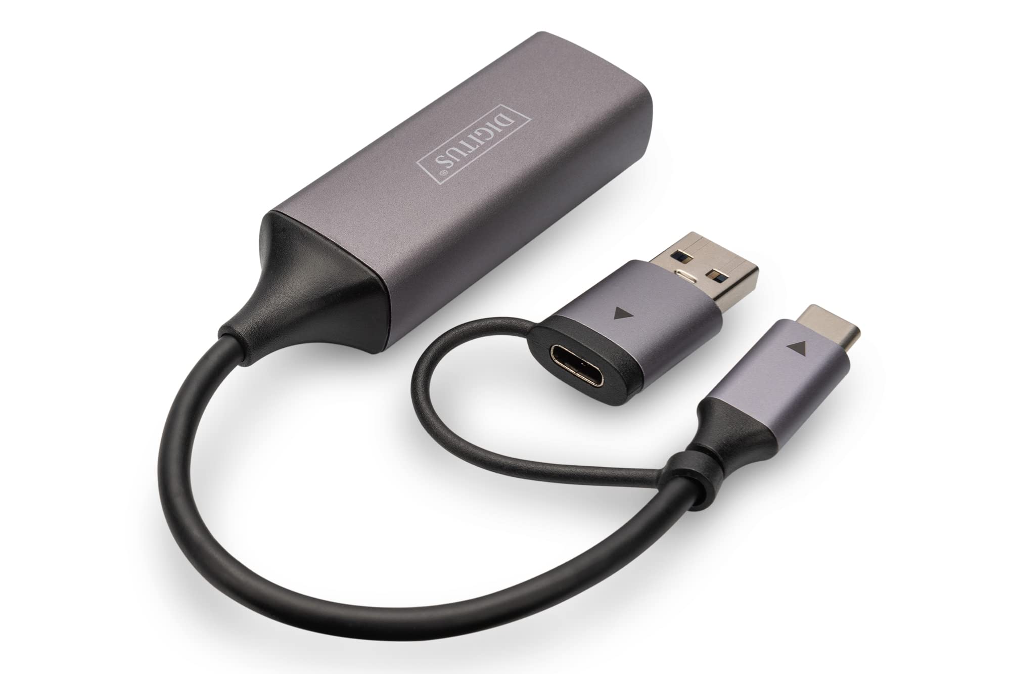 digitus-usb-netzwerkadapter-2-5-gbit-rj45-usb-3-1-grau image 2