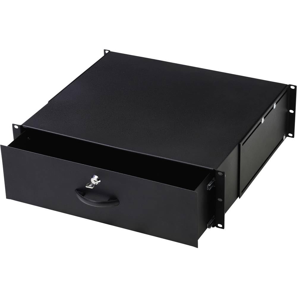 digitus-unique-schublade-19-zoll-3he-abschlie-bar-schwarz image 1
