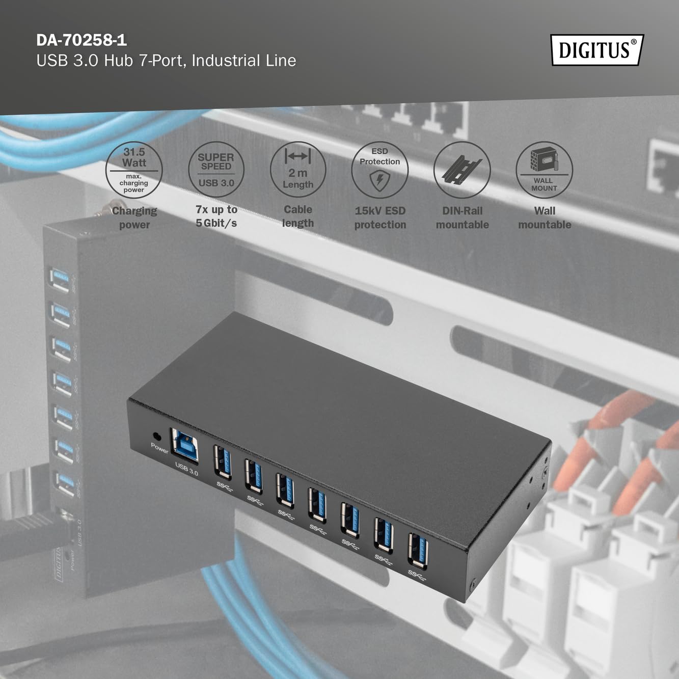 digitus-unique-industrial-usb-hub-7-port-usb-3-0-metall image 5
