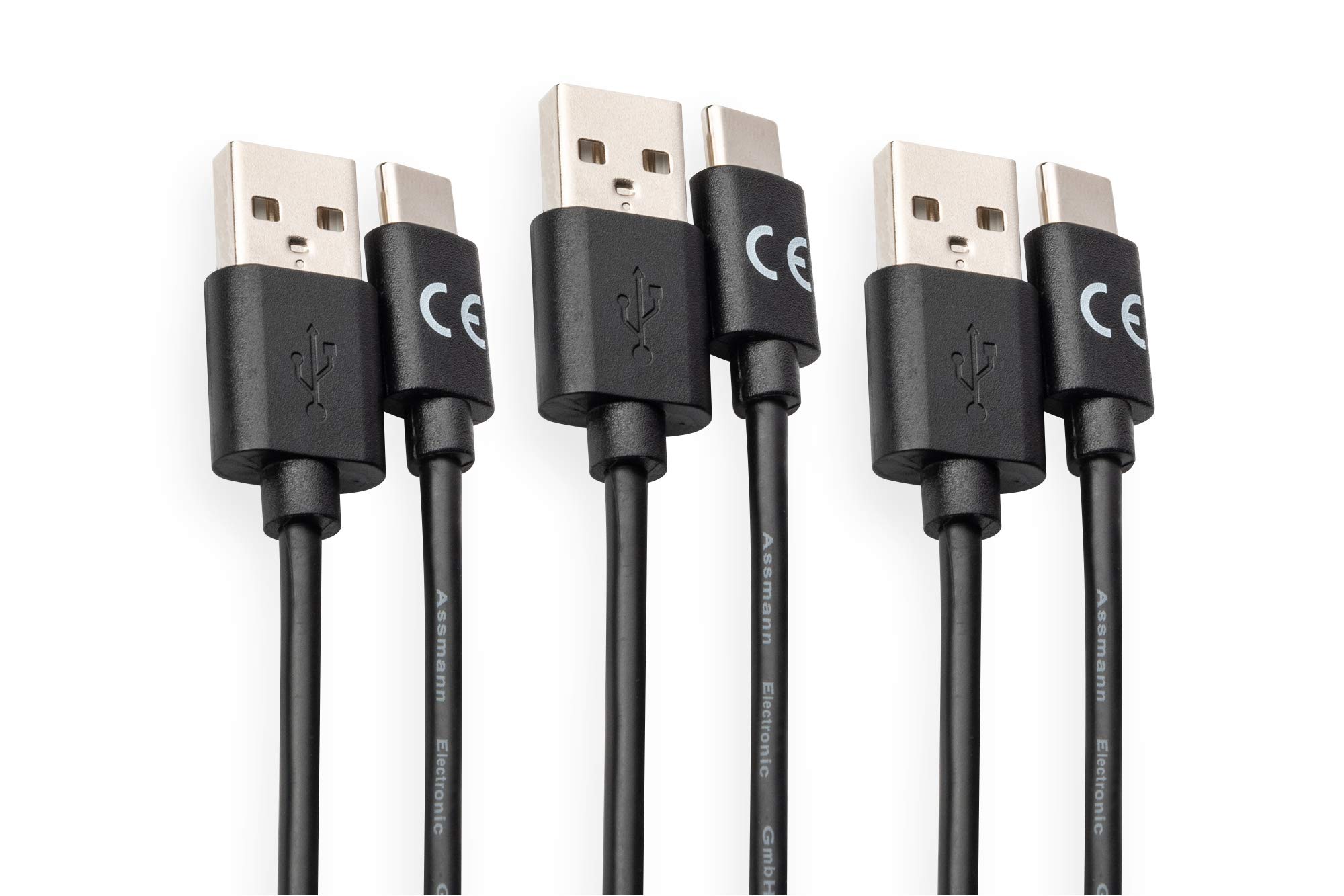 digitus-usb-kabel-1-m-usb-a-zu-usb-c-3-st-ck-schwarz image 5