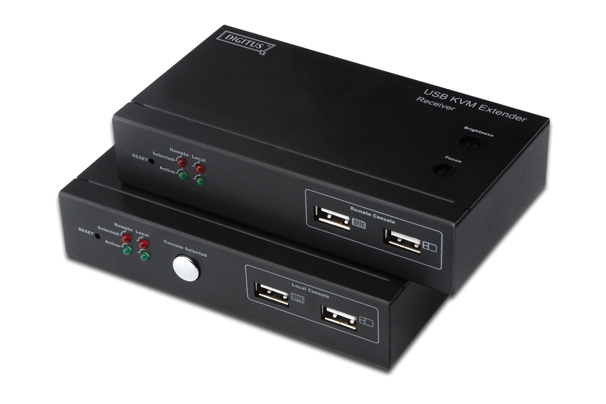 digitus-ds-51200-kvm-extender-200m-usb-schwarz image 1