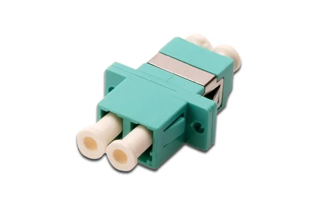 digitus-unique-lwl-kupplung-lc-duplex-om3-multimode-aqua image 1