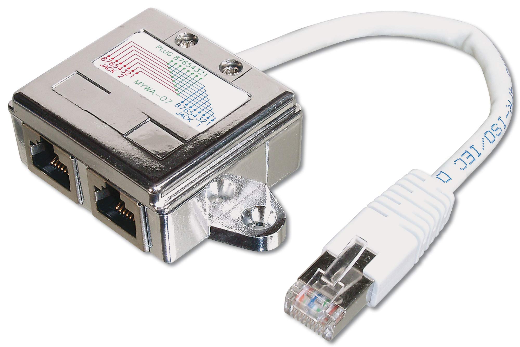 digitus-unique-t-adapter-rj45-cat5e-1xstecker-2xbuchse-19cm image 8