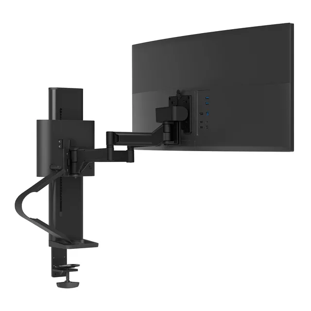 ergotron-trace-monitorhalterung-einzelmonitor-tischklemme-matte-black image 1