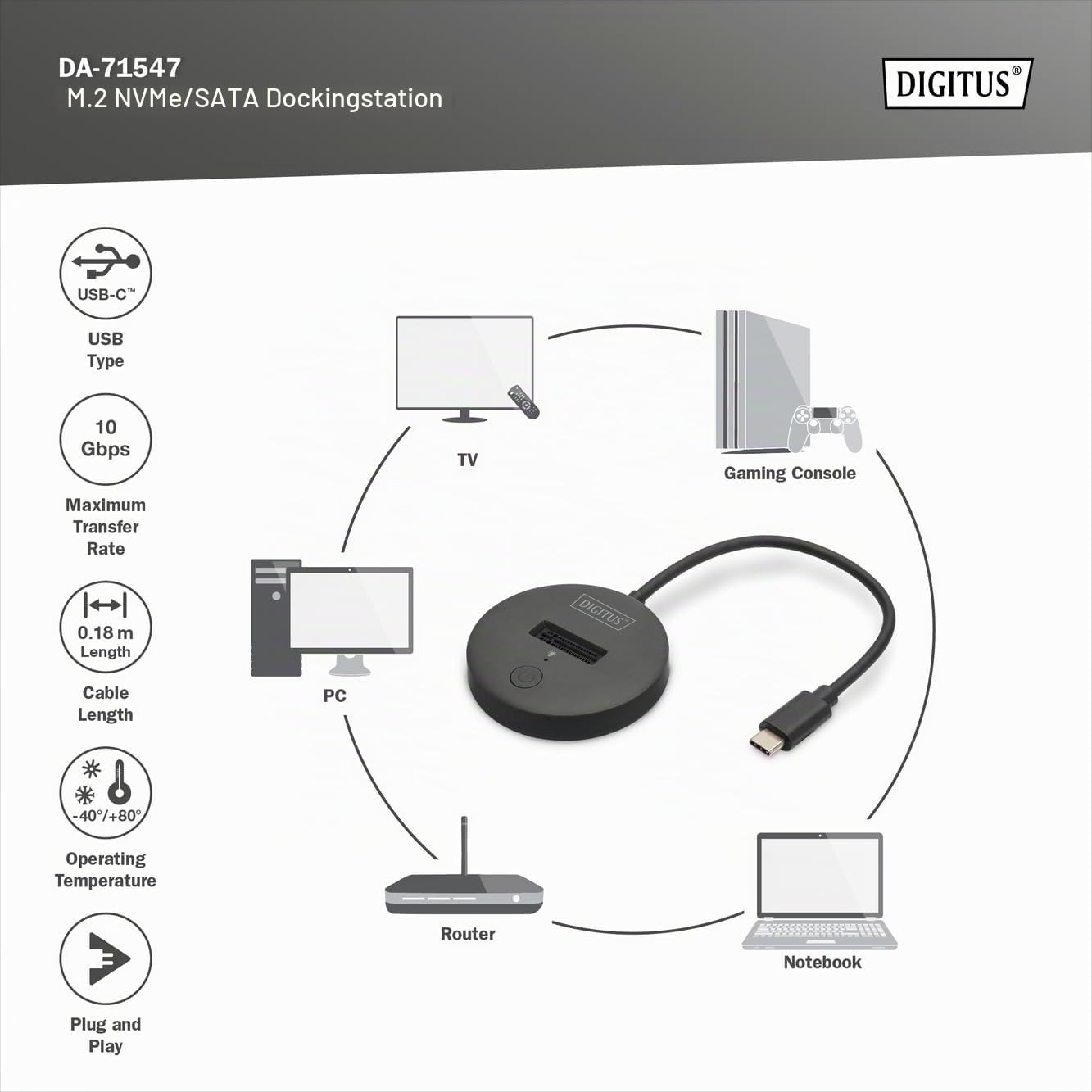 digitus-unique-m-2-nvme-sata-usb-c-docking-station-10-gbit-s image 3