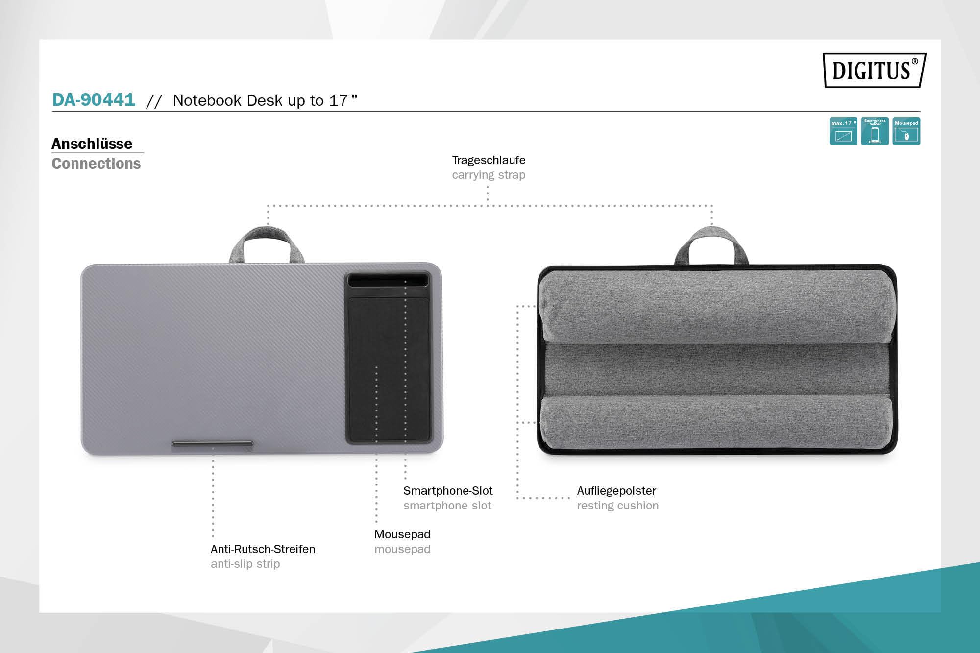 digitus-unique-notebook-kissen-mit-smartphone-halterung-f-r-17-zoll-laptops-grau image 2