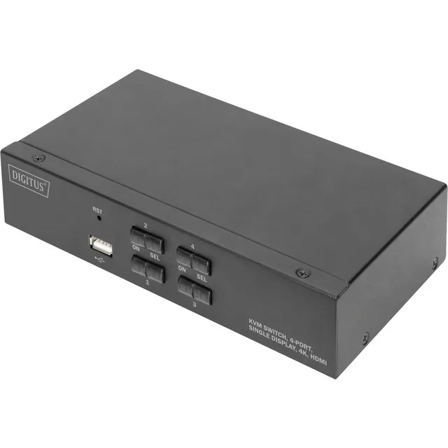 digitus-kvm-switch-hdmi-4-port-single-display-4-pc-1-monitor-hot-key-4k-30hz-sch image 1