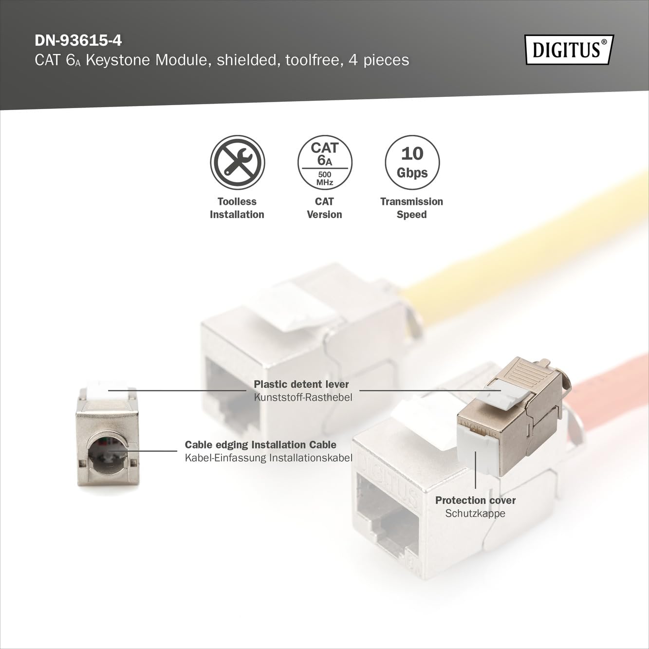digitus-unique-keystone-modul-cat-6a-geschirmt-4-st-ck-10-gbit image 2