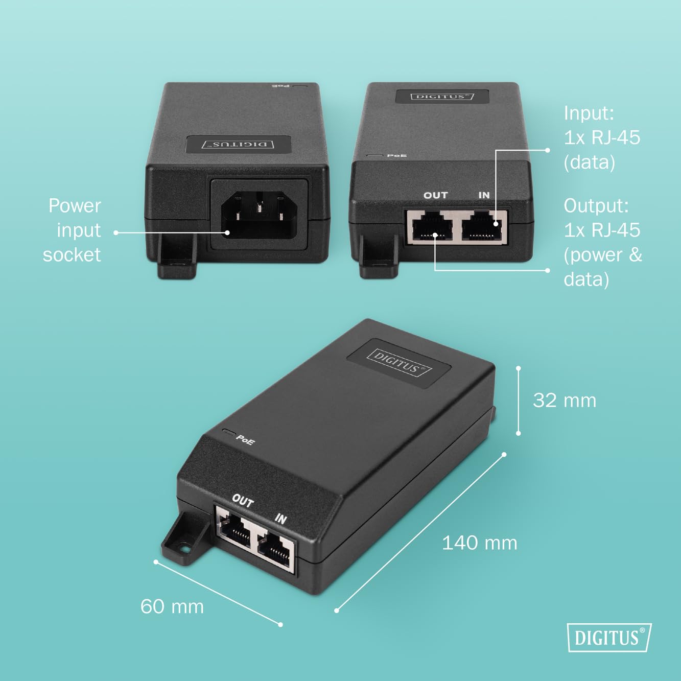 digitus-poe-injektor-1-gbit-s-30w-ieee-802-3at image 7