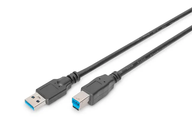 digitus-unique-usb-3-2-gen1-anschlusskabel-1-8-m-usb-a-zu-usb-b-polybag image 1