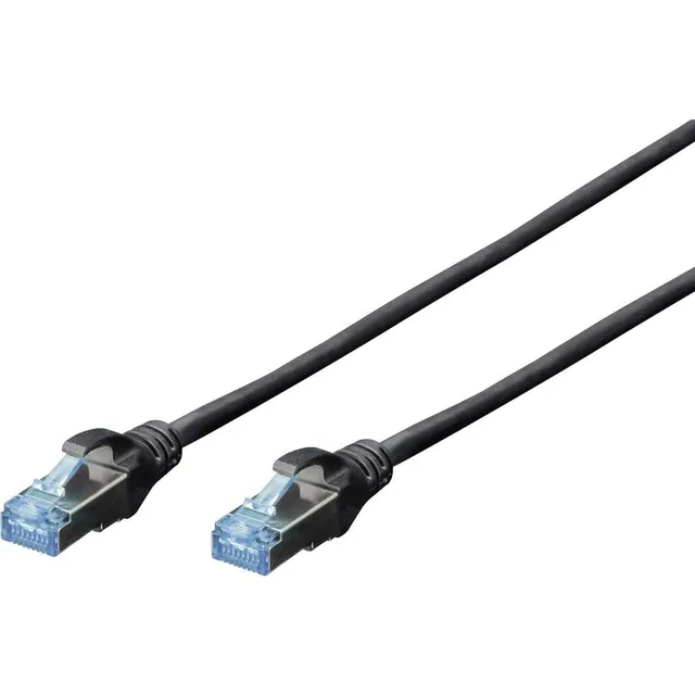 digitus-lan-kabel-cat-5e-10-m-rj45-sf-utp-schwarz-geschirmt image 1