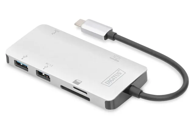digitus-unique-usb-c-docking-station-6-ports-4k-hdmi image 1