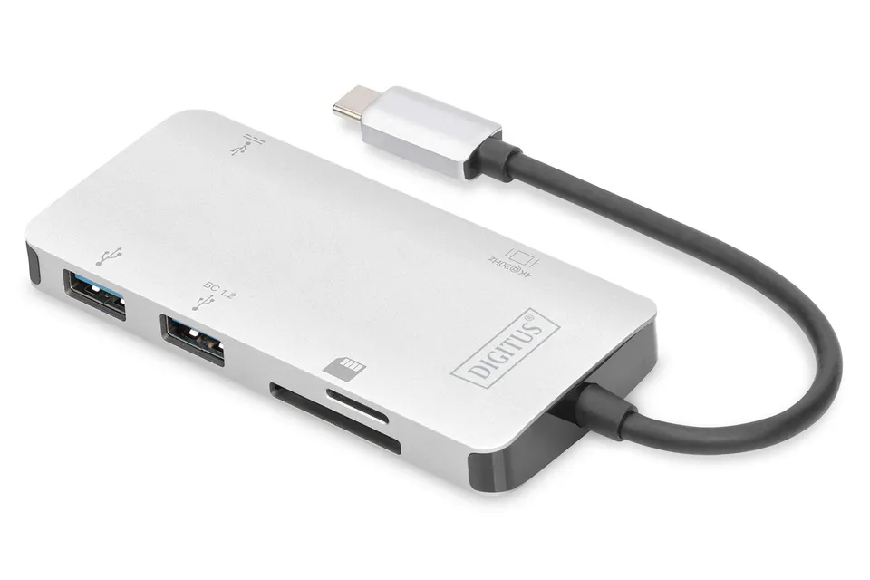 digitus-unique-usb-c-docking-station-6-ports-4k-hdmi image 1