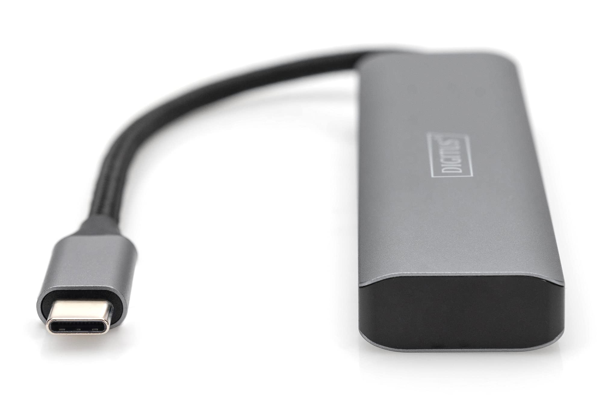 digitus-unique-da-70245-usb-hub-4-port-2x-usb-a-2x-usb-c-10-gbit-s-dunkelgrau image 8