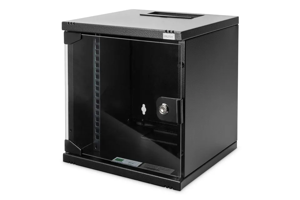 digitus-soho-netzwerkschrank-10-zoll-6he-schwarz-mini-rack image 1
