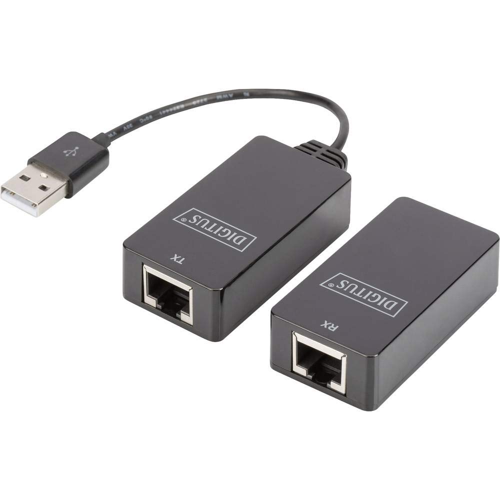 digitus-usb-1-1-extender-set-45m-ber-rj45-cat-schwarz image 1
